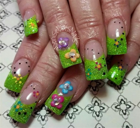 springtime-nail-art-25_14 Arta unghiilor de primăvară