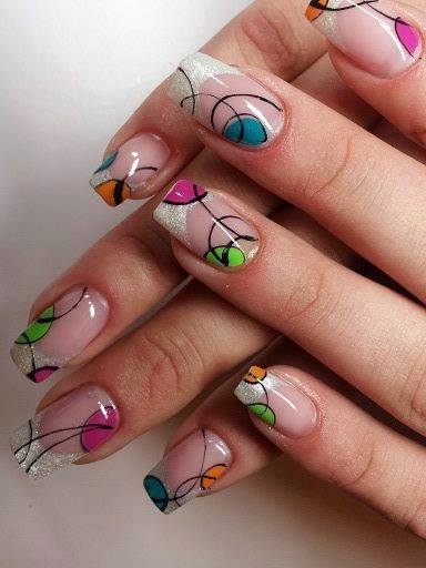 summer-french-manicure-designs-19_9 Modele de manichiură franceză de vară