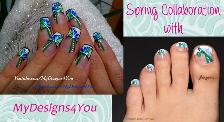 toenail-designs-for-spring-25_12 Modele Toenail pentru primăvară
