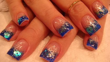 winter-gel-nail-designs-11_11 Modele de unghii cu gel de iarnă