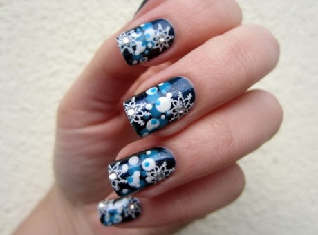 winter-nail-art-designs-87_4 Modele de artă de unghii de iarnă