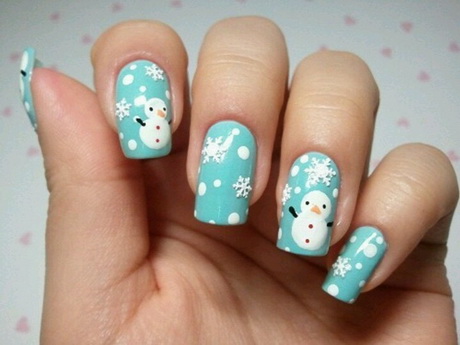 winter-nail-art-designs-87_6 Modele de artă de unghii de iarnă