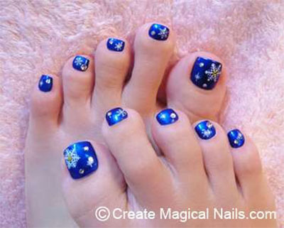 winter-toe-nail-designs-37_19 Modele de unghii de iarnă