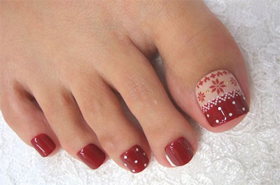 winter-toe-nail-designs-37_7 Modele de unghii de iarnă
