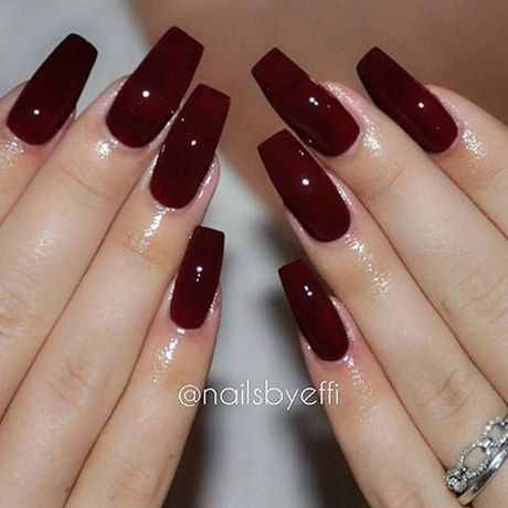 acrylic-nails-dark-colors-84_8 Unghii acrilice culori închise