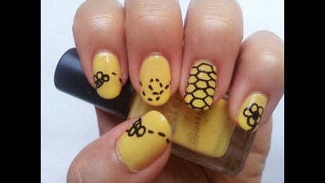 bee-nail-designs-62_17 Modele de unghii de albine