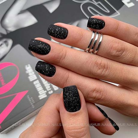 black-nails-acrylic-42_18 Unghii negre acrilice
