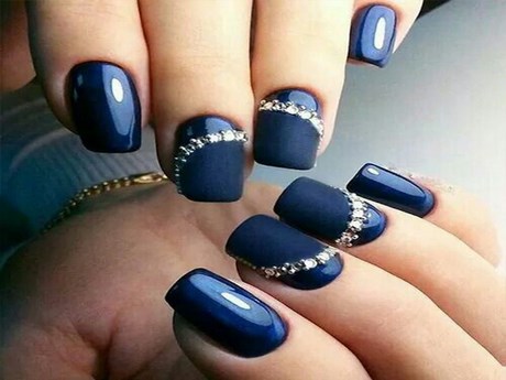 blue-wedding-nail-designs-37_8 Albastru nunta unghii modele