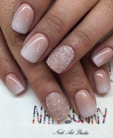 bridal-nail-ideas-52 Idei de unghii de mireasă