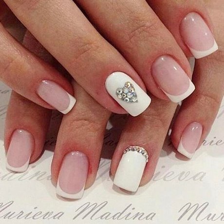 bridal-nails-french-manicure-45_12 Unghii de mireasa manichiura frantuzeasca