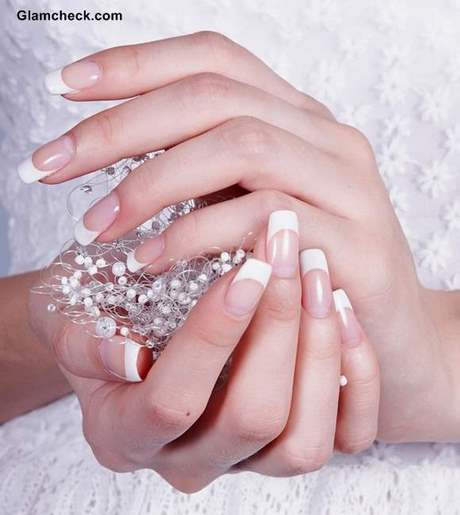 bridal-nails-french-manicure-45_14 Unghii de mireasa manichiura frantuzeasca