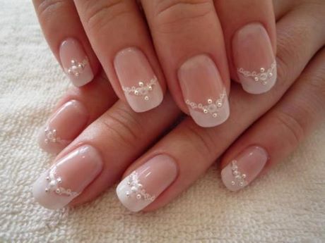 bridal-nails-french-manicure-45_2 Unghii de mireasa manichiura frantuzeasca