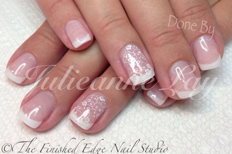 bridal-nails-french-manicure-45_4 Unghii de mireasa manichiura frantuzeasca