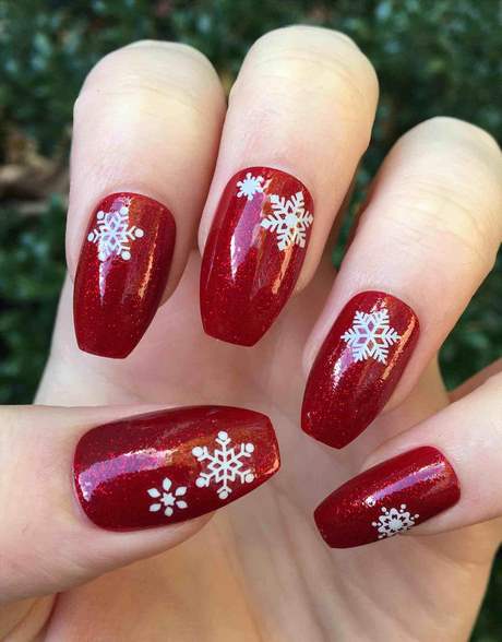 cute-christmas-acrylic-nails-35_14 Drăguț Crăciun unghii acrilice