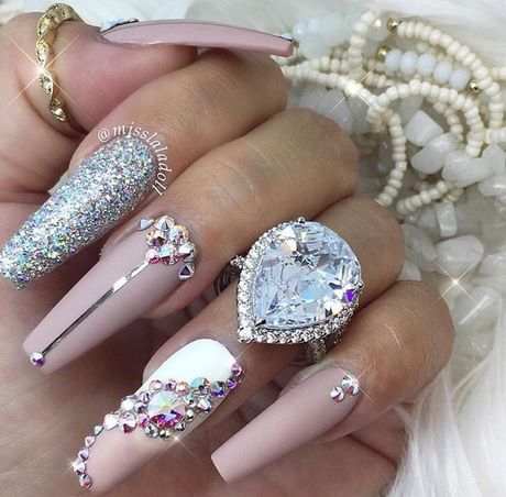 diamond-acrylic-nails-62_12 Unghii acrilice cu diamante