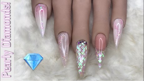 diamond-acrylic-nails-62_18 Unghii acrilice cu diamante