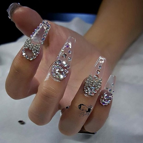 diamond-acrylic-nails-62_9 Unghii acrilice cu diamante