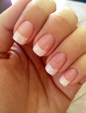 french-manicure-wedding-nails-32 Manichiură franceză unghii de nunta