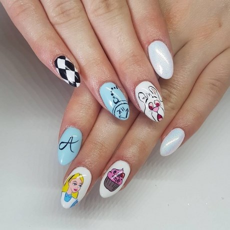 hand-painted-nail-art-designs-pictures-65_11 Pictate manual nail art desene poze