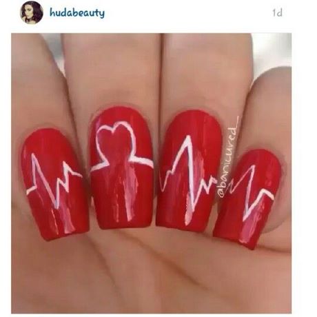 heartbeat-nail-designs-95_10 Heartbeat modele de unghii