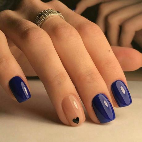 navy-blue-wedding-nails-70_7 Unghii de nunta albastru bleumarin