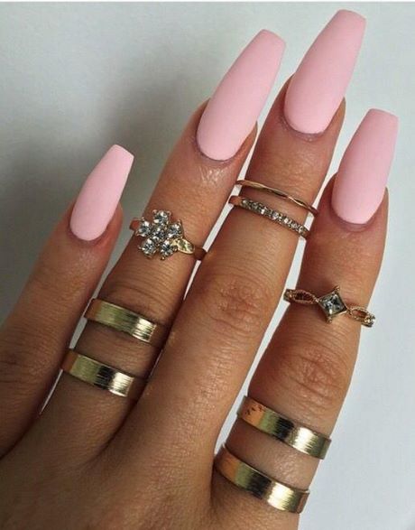 pastel-pink-acrylic-nails-11_17 Unghii acrilice roz Pastel