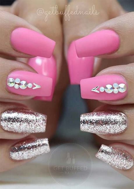 pink-acrylic-nail-ideas-33_14 Idei de unghii acrilice roz