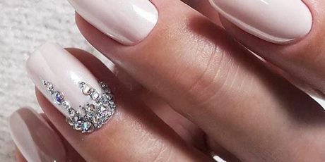 pink-and-white-wedding-nails-55_10 Roz și alb unghiile de nunta