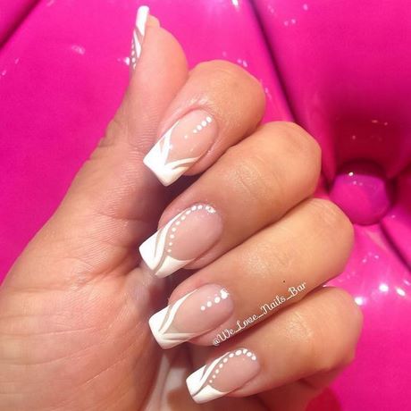pink-and-white-wedding-nails-55_14 Roz și alb unghiile de nunta