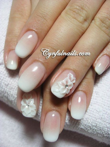 pink-and-white-wedding-nails-55_15 Roz și alb unghiile de nunta