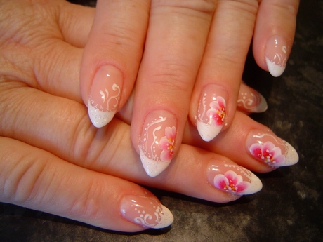 pink-and-white-wedding-nails-55_7 Roz și alb unghiile de nunta