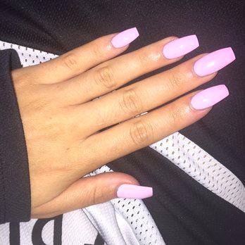 pink-matte-acrylic-nails-58_10 Unghii acrilice mată roz