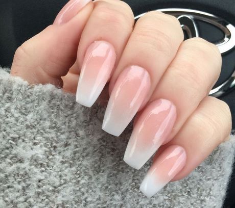 plain-pink-acrylic-nails-76_17 Unghii acrilice roz simplu