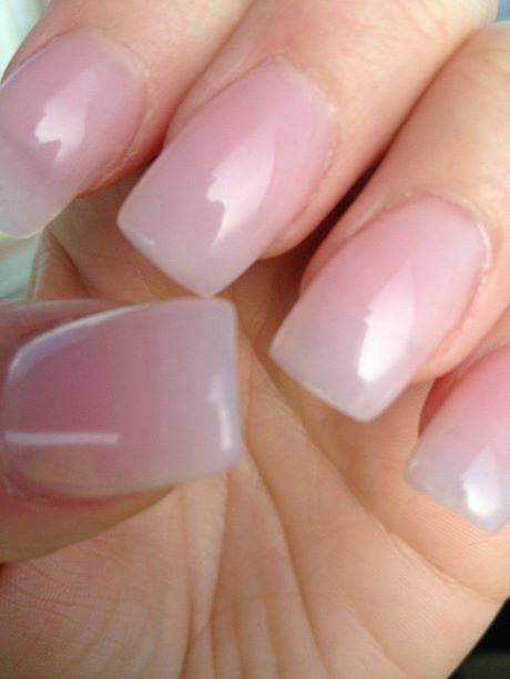 plain-pink-acrylic-nails-76_3 Unghii acrilice roz simplu