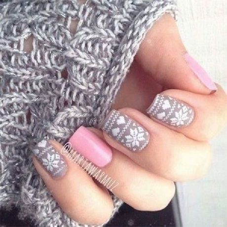 pretty-winter-nail-designs-56_17 Modele frumoase de unghii de iarnă