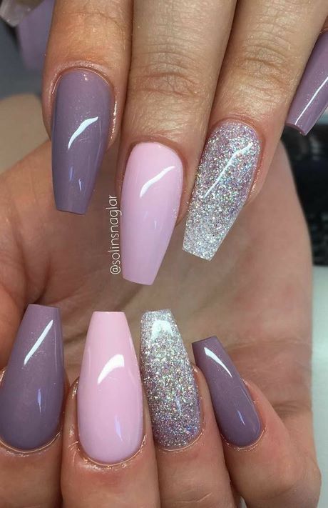 purple-and-pink-acrylic-nails-64_5 Violet și roz unghii acrilice