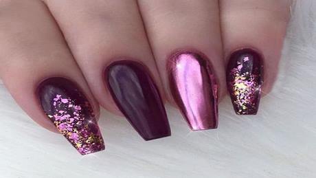purple-bridesmaid-nails-48_18 Violet domnisoara de onoare cuie
