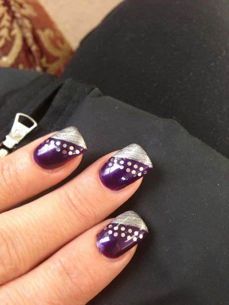 purple-bridesmaid-nails-48_7 Violet domnisoara de onoare cuie