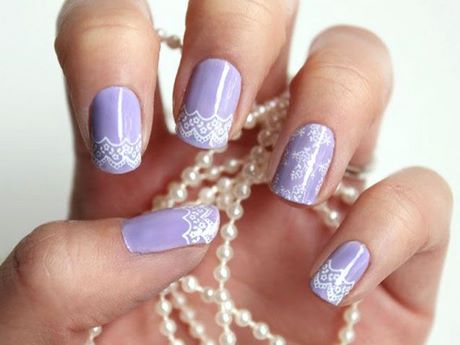 purple-wedding-nail-designs-75_12 Modele de unghii de nunta violet