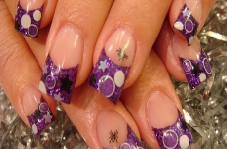 purple-wedding-nail-designs-75_6 Modele de unghii de nunta violet