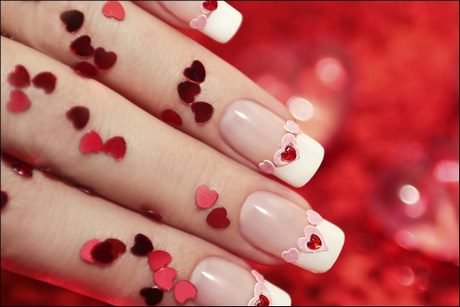 red-and-white-wedding-nails-12_17 Unghii de nunta rosii si albe