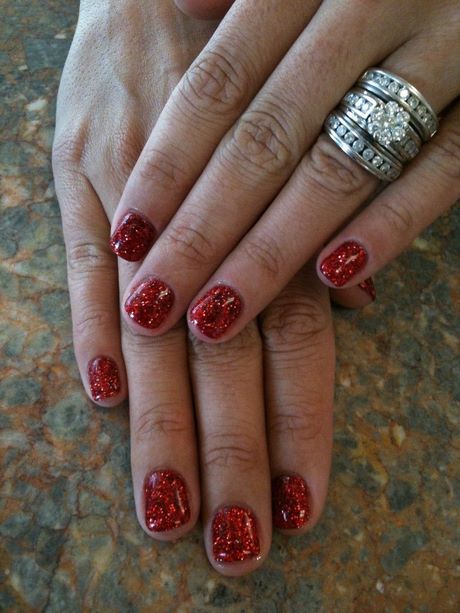 red-wedding-nails-25_16 Unghii de nunta rosii