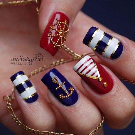 sailor-nails-design-97_6 Design de unghii marinar