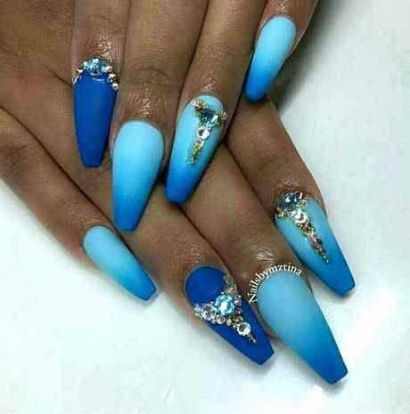 teal-color-nail-designs-69_8 Modele de unghii de culoare Teal