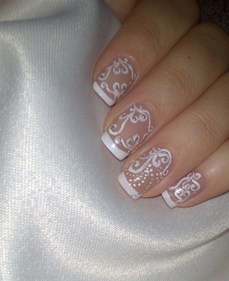 wedding-manicure-designs-24_19 Modele de manichiură de nuntă