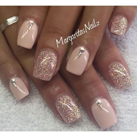 wedding-nails-glitter-71_6 Unghii de nunta sclipici