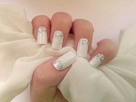 wedding-nails-white-87_20 Unghii de nunta alb