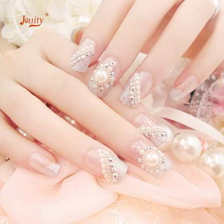 wedding-white-nails-34_10 Nunta unghiile albe