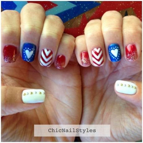 4th-of-july-gel-nails-65_20 4 iulie gel de unghii