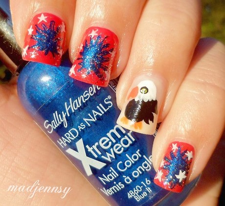 4th-of-july-nails-tumblr-38_4 4 iulie cuie tumblr
